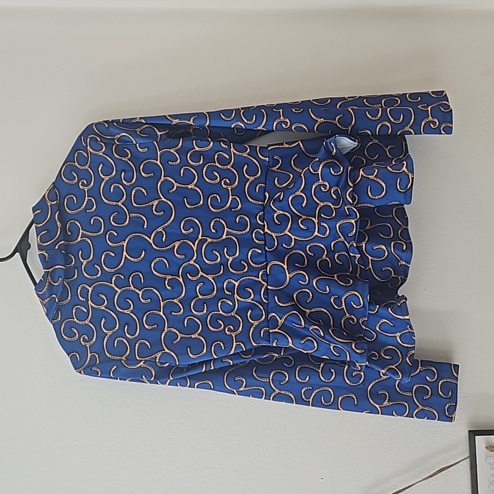 CBR Blue & Gold Jacket Shell - Picture 6 of 6